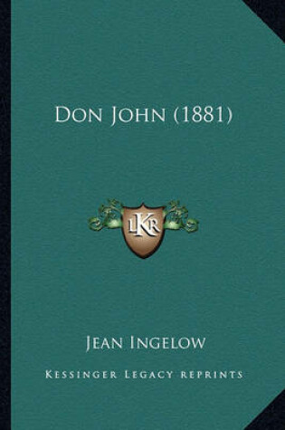 Cover of Don John (1881) Don John (1881)