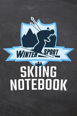 Book cover for Winter Sport Skiing Notebook