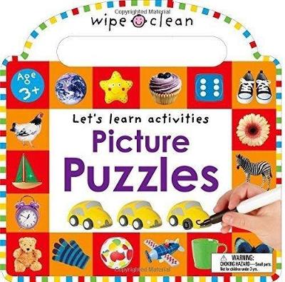 Book cover for Wipe-Clean Picture Puzzles