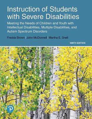 Book cover for Instruction of Students with Severe Disabilities Plus Enhanced Pearson Etext -- Access Card Package