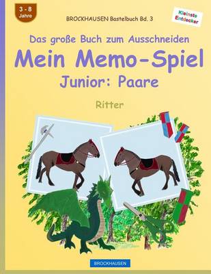 Book cover for BROCKHAUSEN Bastelbuch Bd. 3 - Das große Buch zum Ausschneiden - Mein Memo-Spiel Junior