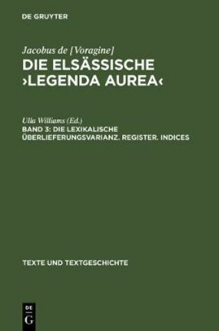 Cover of Die elsassische >Legenda aurea