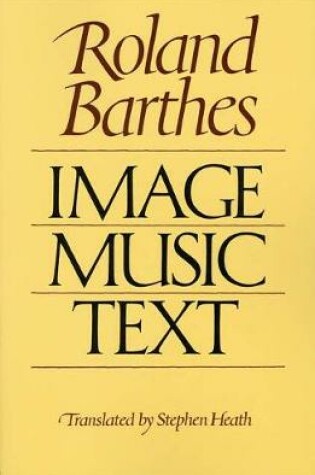 Cover of Image, Music, Text