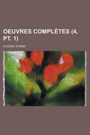 Cover of Oeuvres Completes (4, PT. 1 )