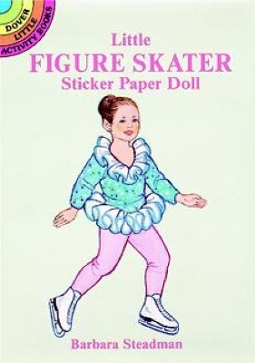 Book cover for Little Figure Skater Sticker Paper Doll