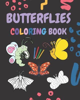 Book cover for Butterflies Coloring Book