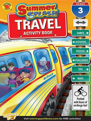 Book cover for Summer Splash Travel Activity Book, Grade 3