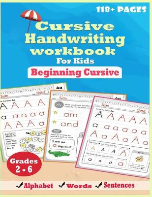 Book cover for Cursive Handwriting Workbook For Kids