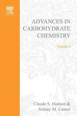 Cover of Advances in Carbohydrate Chemistry Vol 5