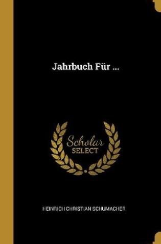 Cover of Jahrbuch Für ...