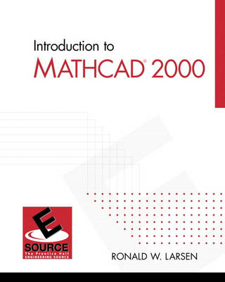 Book cover for Introduction to MathCAD 2000