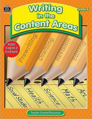 Book cover for Writing in the Content Areas, Grade 6