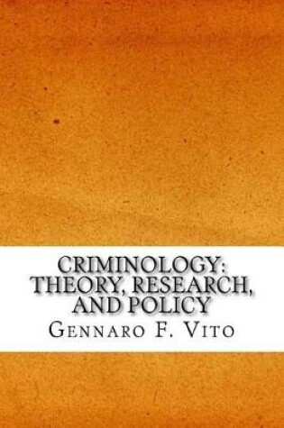 Cover of Criminology