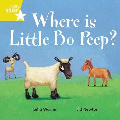 Book cover for Rigby Star Independent Yellow Reader 7 Where is Little Bo Peep?