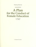 Book cover for A Plan for the Conduct of Female Education 1797