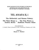 Book cover for Tel Anafa II