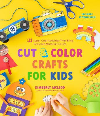 Book cover for Cut & Color Crafts for Kids