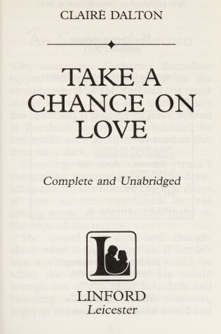 Cover of Take A Chance On Love