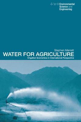 Book cover for Water for Agriculture