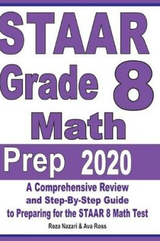 Cover of STAAR Grade 8 Math Prep 2020