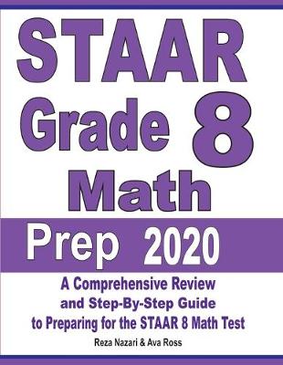 Book cover for STAAR Grade 8 Math Prep 2020