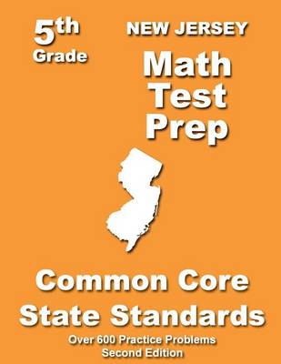 Book cover for New Jersey 5th Grade Math Test Prep