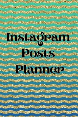 Cover of Instagram posts planner