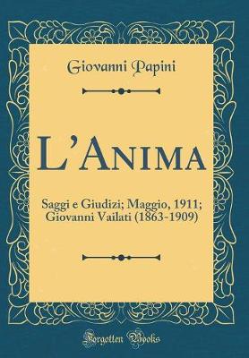 Book cover for L'Anima