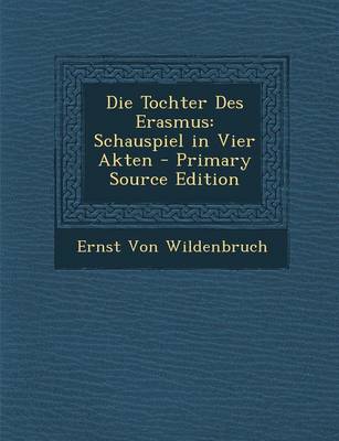 Book cover for Die Tochter Des Erasmus