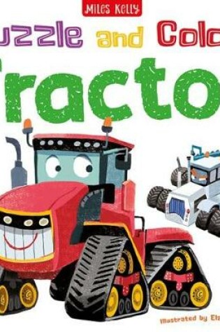 Cover of Puzzle and Colour: Tractor