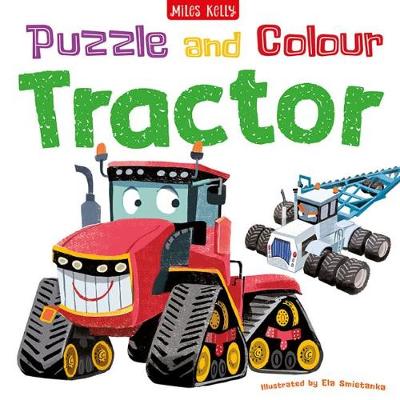 Book cover for Puzzle and Colour: Tractor