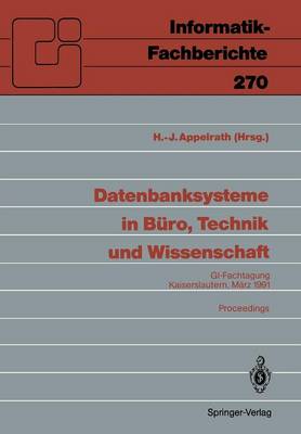 Cover of Datenbanksysteme in Buro, Technik und Wissenschaft