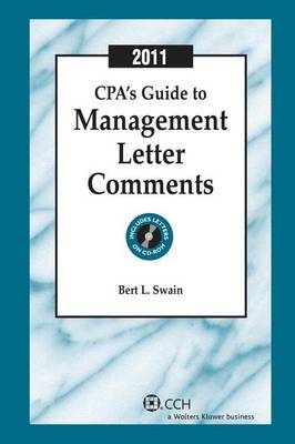 Book cover for CPA's Guide to Management Letter Comments, 2011