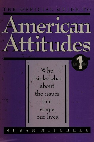 Book cover for The Official Guide to American Attitudes