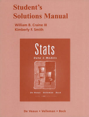 Book cover for Student Solutions Manual for Stats