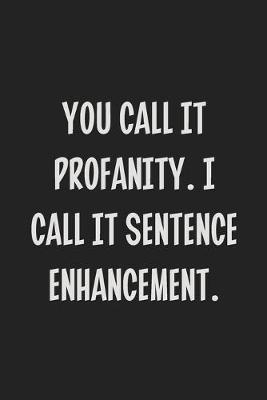 Book cover for You Call It Profanity. I Call It Sentence Enhancement.
