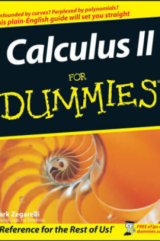 Cover of Calculus II For Dummies