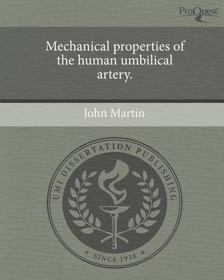 Book cover for Mechanical Properties of the Human Umbilical Artery