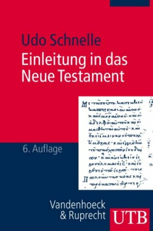 Cover of Einleitung in Das Neue Testament