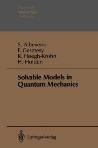 Cover of Solvable Models in Quantum Mechanics