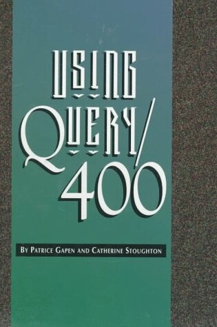 Cover of Using Query/400