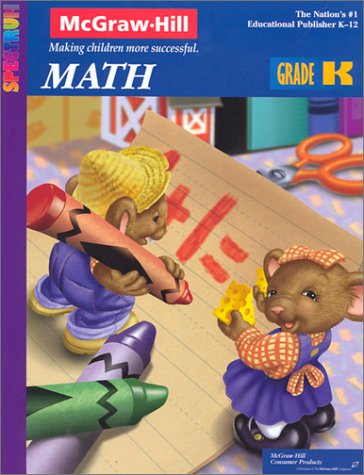 Book cover for Spectrum Math, Kindergarten