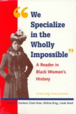 Cover of "We Specialize in the Wholly Impossible"