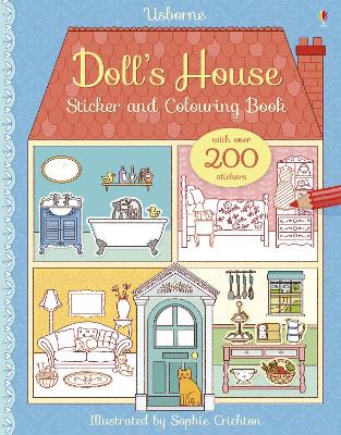 Book cover for Doll's House Sticker and Colouring Book