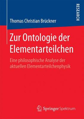 Cover of Zur Ontologie Der Elementarteilchen