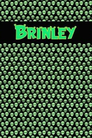 Cover of 120 Page Handwriting Practice Book with Green Alien Cover Brinley