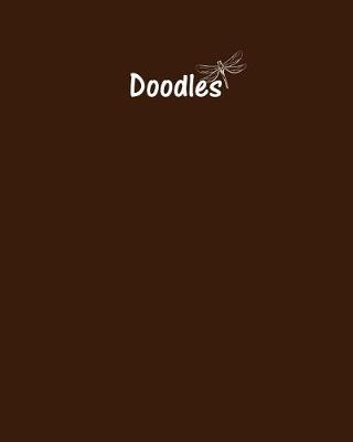 Book cover for Doodles Journal - Great for Sketching, Doodling or Planning with Chocolate Brown Cover