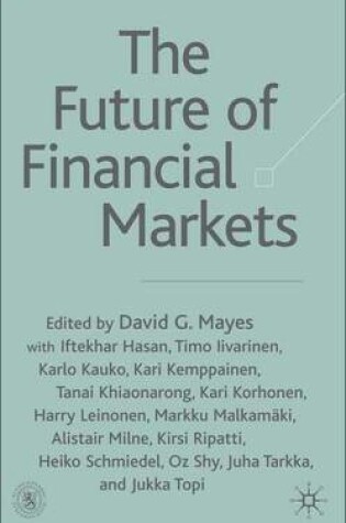 Cover of The Future of Financial Markets