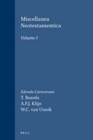 Cover of Miscellanea Neotestamentica, Volume I