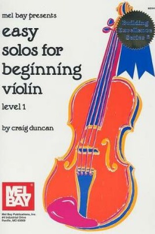 Cover of Easy Solos For Beginning Violin, Level 1